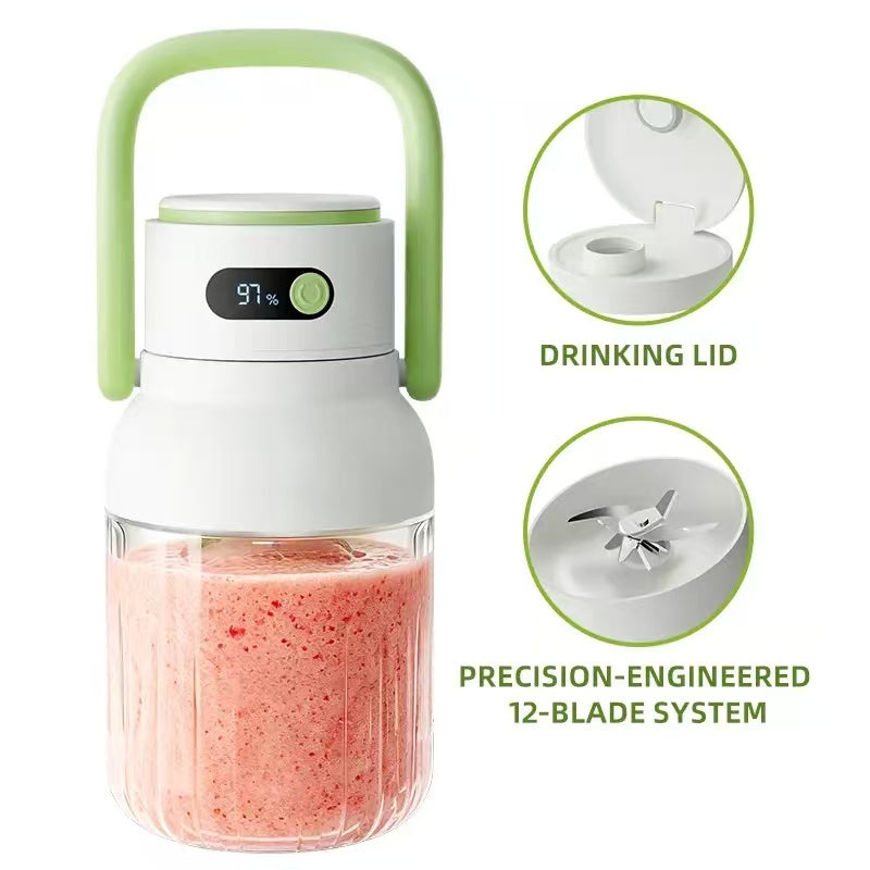 Portable blender, ice crusher, juicer, 33 ounces (approx. 950 ml) capacity