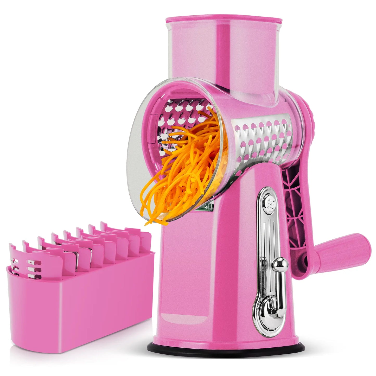 Kitchen utensils: fruit and vegetable slicer, cheese grater