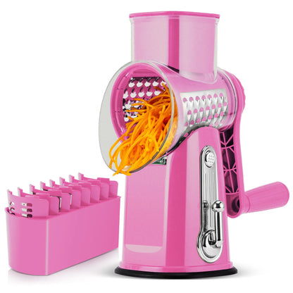 Kitchen utensils: fruit and vegetable slicer, cheese grater